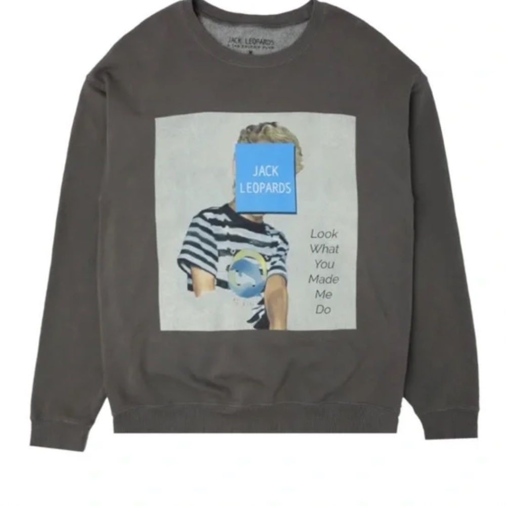 Taylor Swift Jack Leopards & The Dolphin Club Crewneck NEW